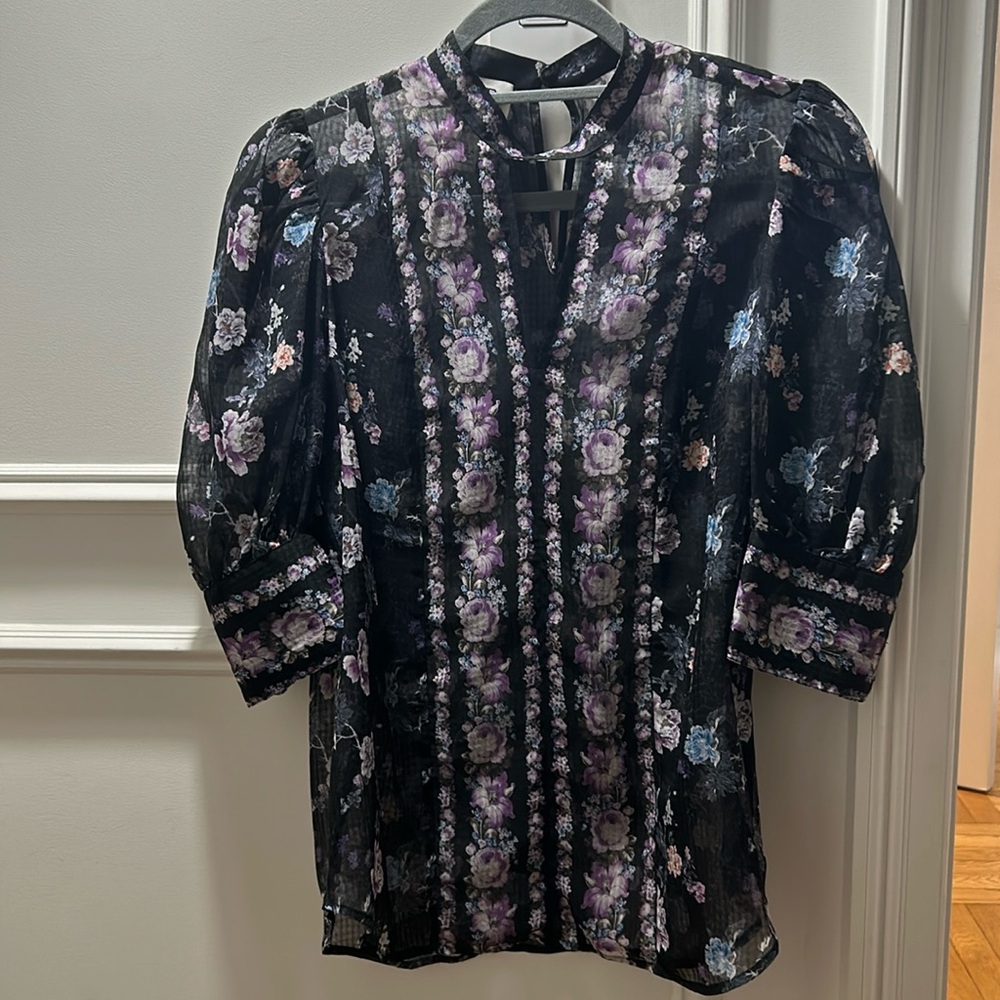 Sui by Anna Sui floral top